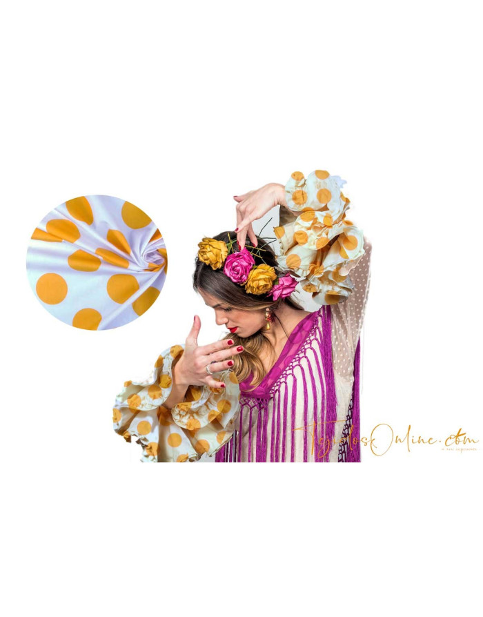 Popelín Blanco Galleta Albero - Imagen 4