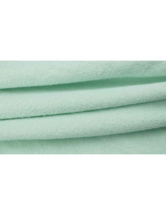 Telas de Rizo Verde Agua 2
