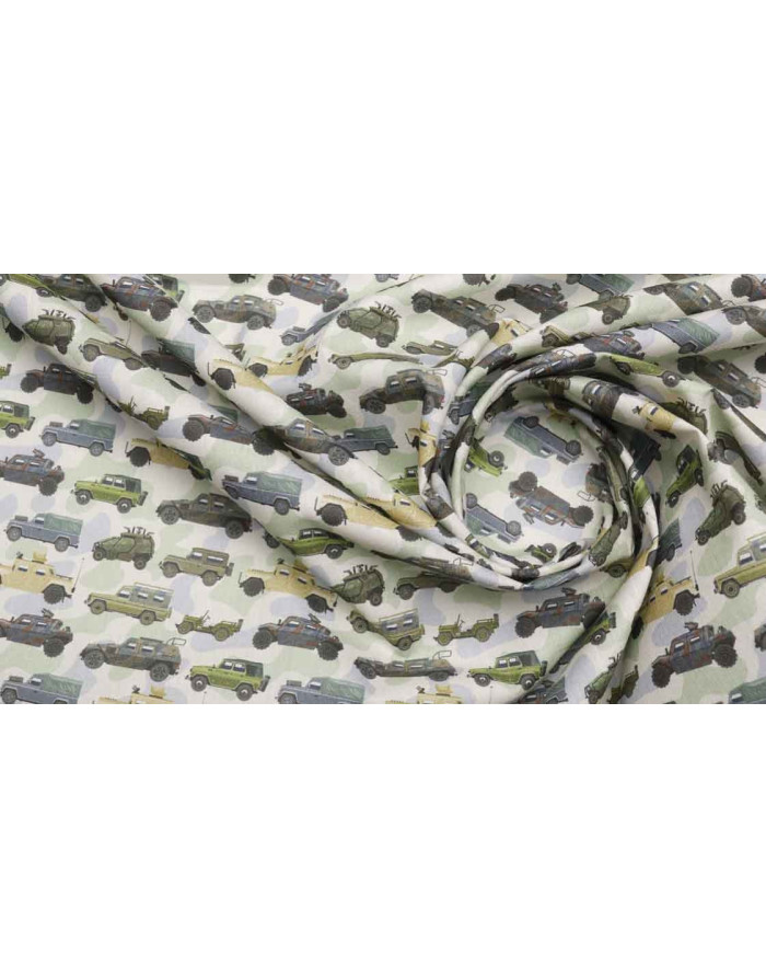 Algodón Coches Ejercito