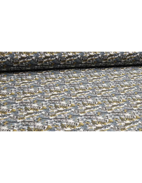 Algodón Goal Time White Aguamarina - Imagen 1