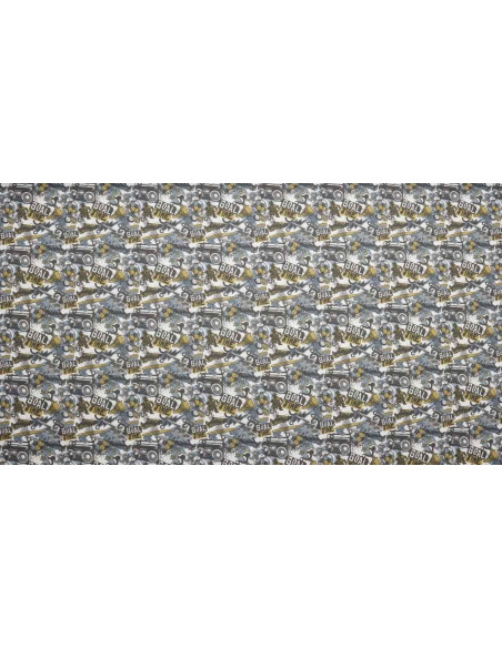 Algodón Goal Time White Aguamarina - Imagen 2