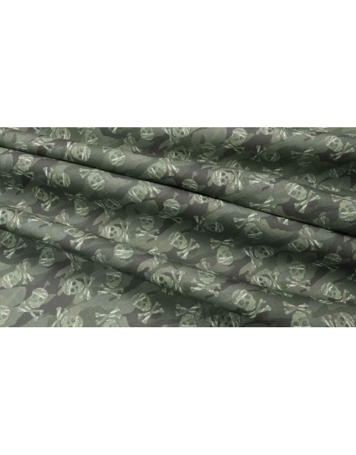 Algodón Pirata Calavera Militar