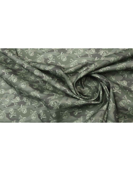 Algodón Pirata Calavera Militar