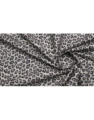 Algodón Animal Print Leopardo Gris