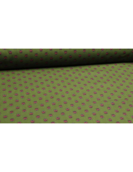 Algodón Mariquitas Caqui