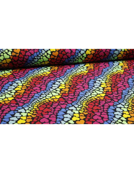 Stretch Corazones Multicolor - Imagen 1