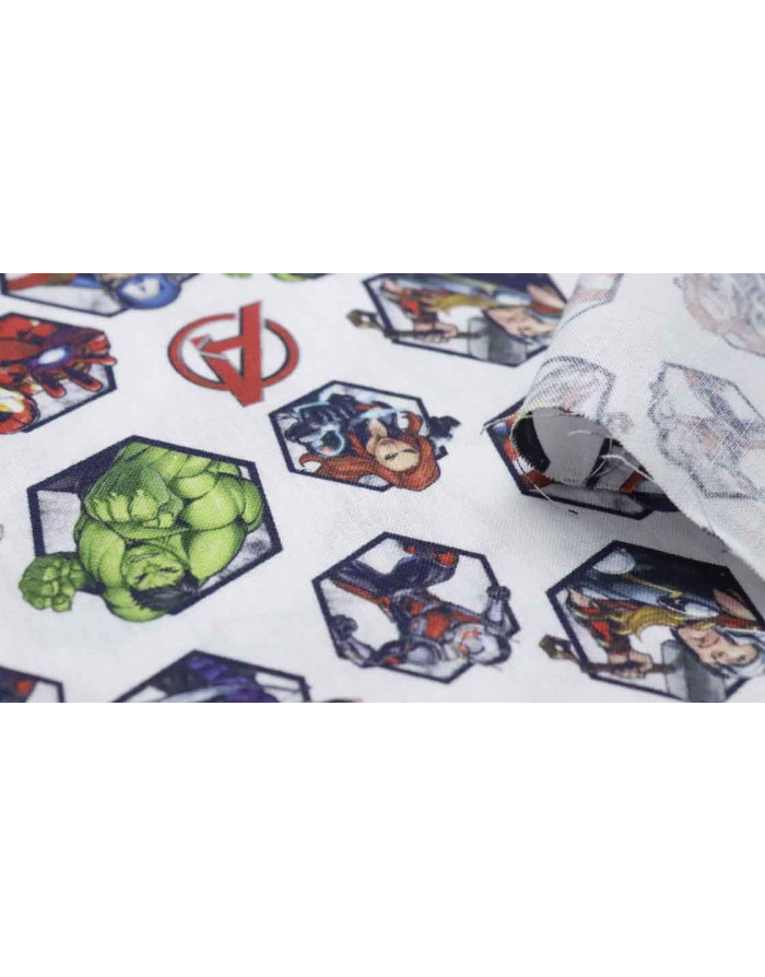 Algodón Escudos Marvel