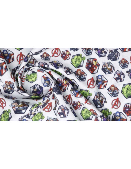 Algodón Escudos Marvel Algodón Escudos Marvel