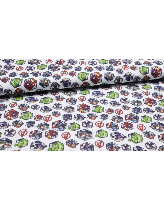 Algodón Escudos Marvel
