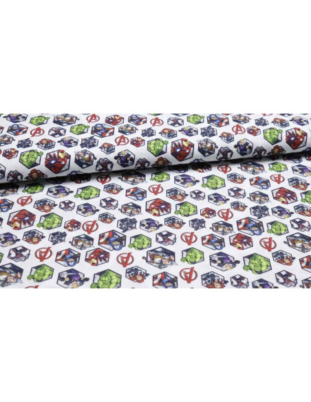 Algodón Escudos Marvel Algodón Escudos Marvel