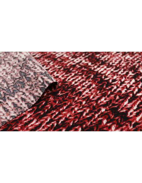 Crep Burdeos Trenzados Lana - Imagen 3