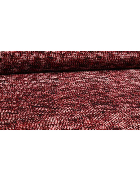 Crep Burdeos Trenzados Lana - Imagen 1