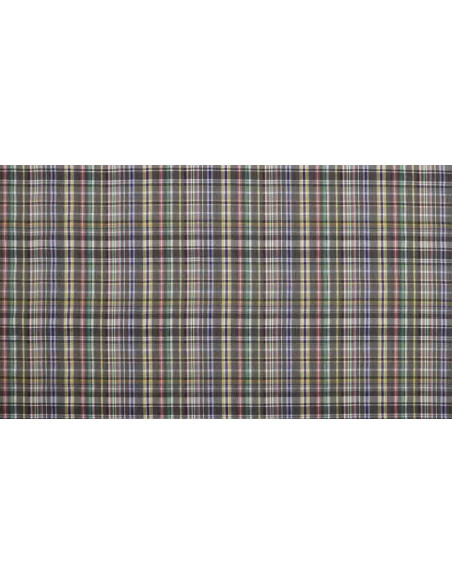 Algodón Cuadros Yogo Marrón