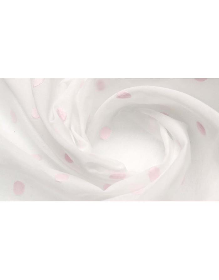 Batista Suiza Organdizada Panete Rosa - Imagen 3