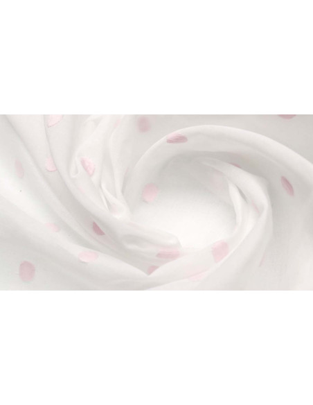 Batista Suiza Organdizada Panete Rosa - Imagen 3