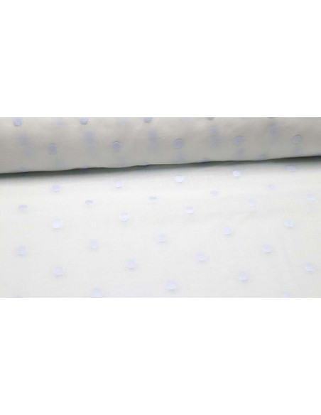 Batista Suiza Organdizada Panete Celeste - Imagen 1