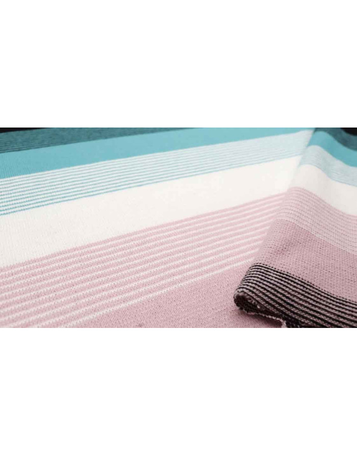 Punto Hilo Rayas Rosa Sandi