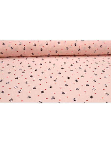 Bambula Rosa Anclas Marinera - Imagen 1