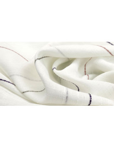 Visillo Blanco Rayas Multicolor 2