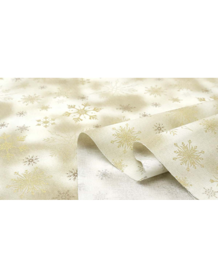 Tela Patchwork Navidad Beige - Imagen 3