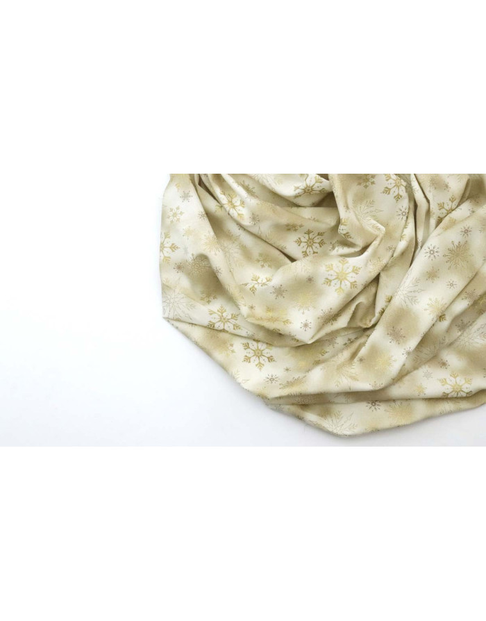 Tela Patchwork Navidad Beige - Imagen 4