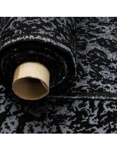 Jacquard Negro Terciopelado 2