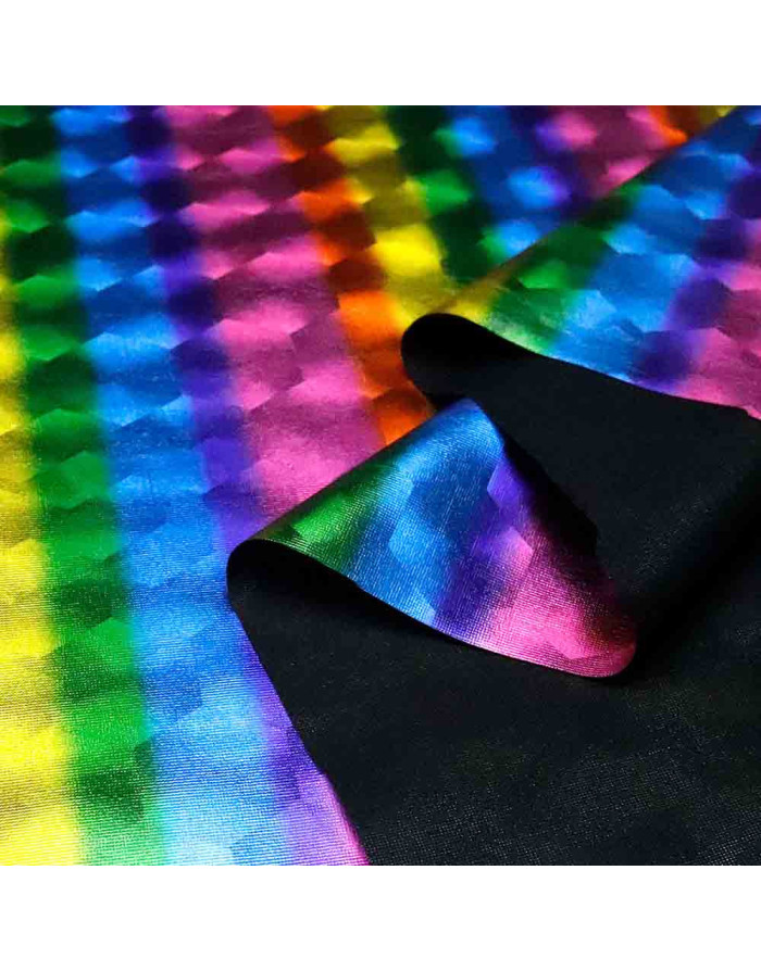 Lycra Arcoiris Multicolor 3D - Imagen 3