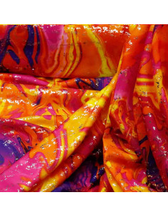 Lycra Psicodelica Naranja 2