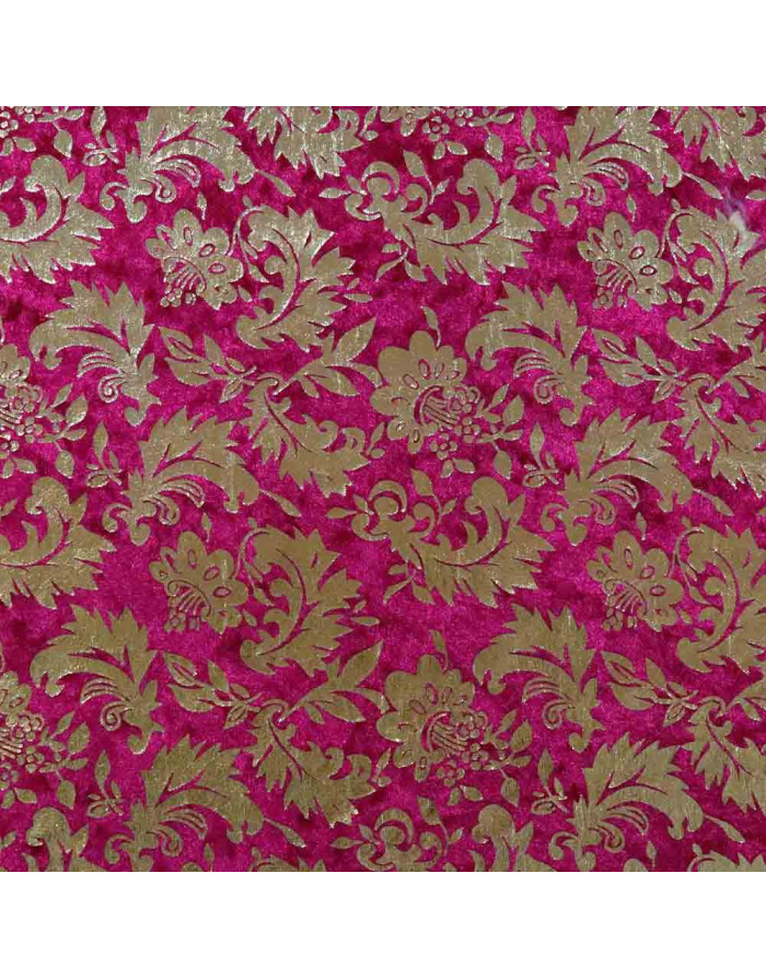Terciopelo Burdeos Pan de Oro