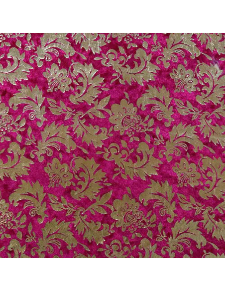 Terciopelo Burdeos Pan de Oro Terciopelo Burdeos Pan de Oro