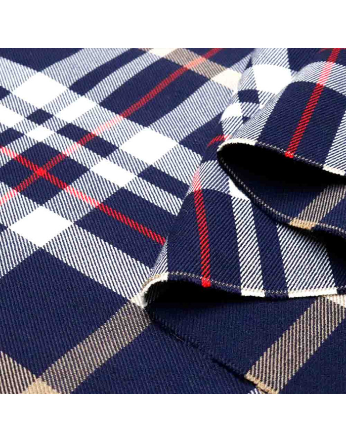 Cuadro Escocés Azul Marino - Imagen 2