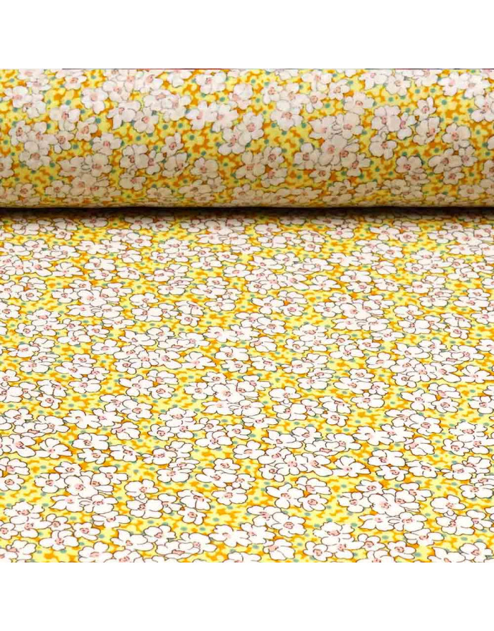 Viscosa Flor Margarita Amarilla