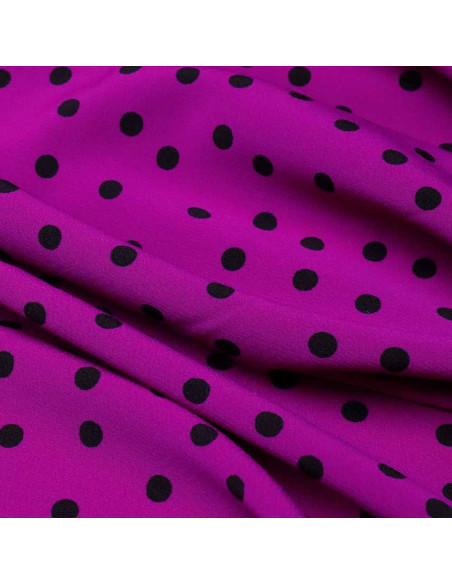 Crespón Buganvilia Lunar Negro Lenteja Crespón Buganvilia Lunar Negro Lenteja