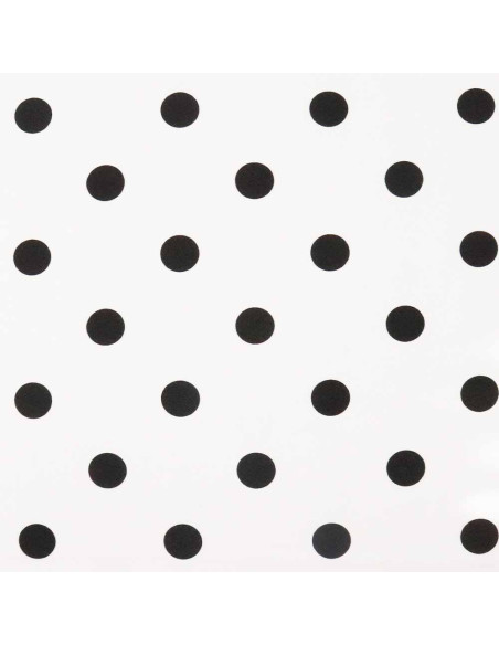 Tela Blanca Lunar Negro