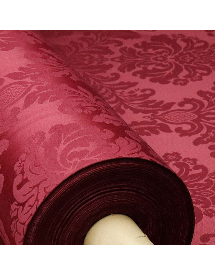 Damasco Burdeos Medallón