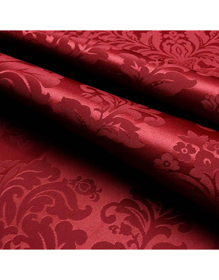 Damasco Burdeos Medallón