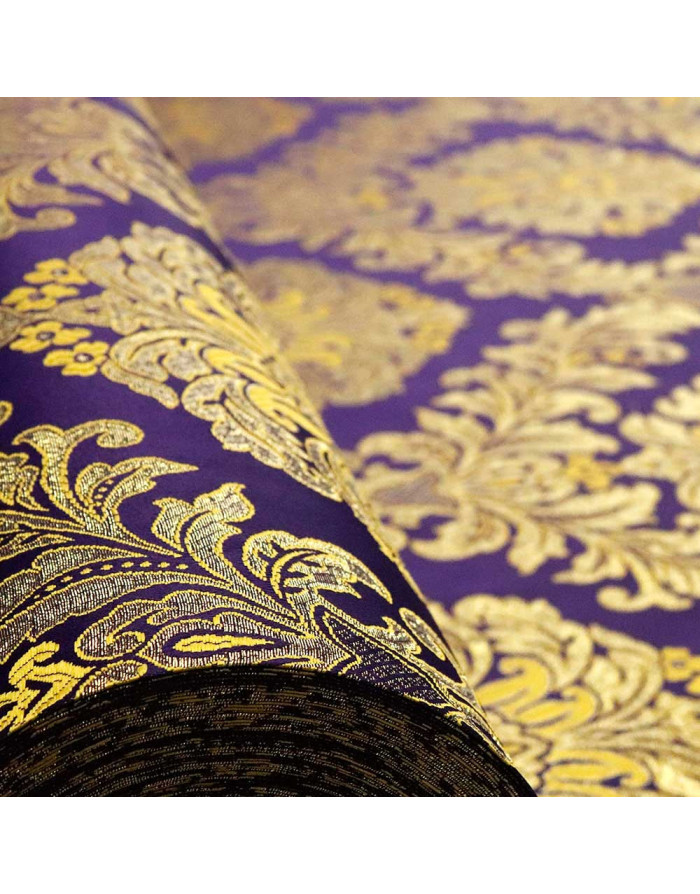 Brocado Cofrade Morado - Imagen 2