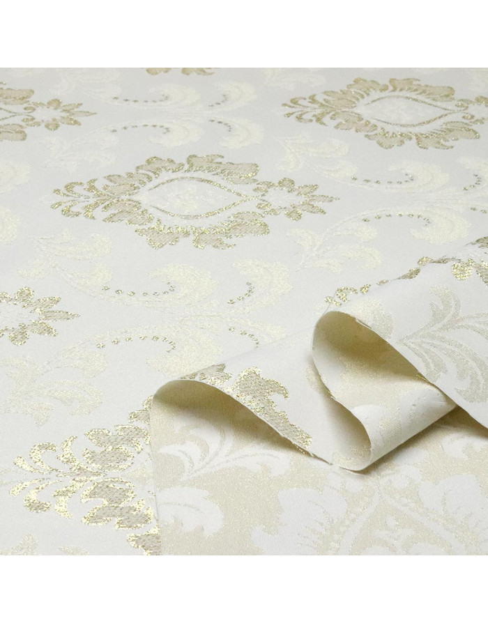 Brocado Santiago Lurex Dorado - Imagen 2