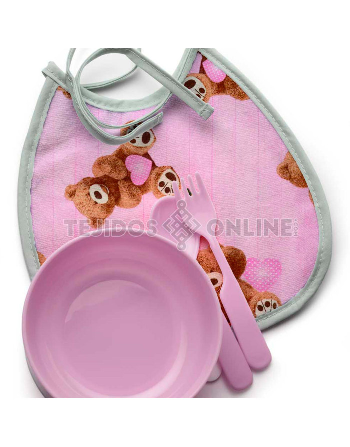 Loneta Oso Corazón Peluche - Imagen 3