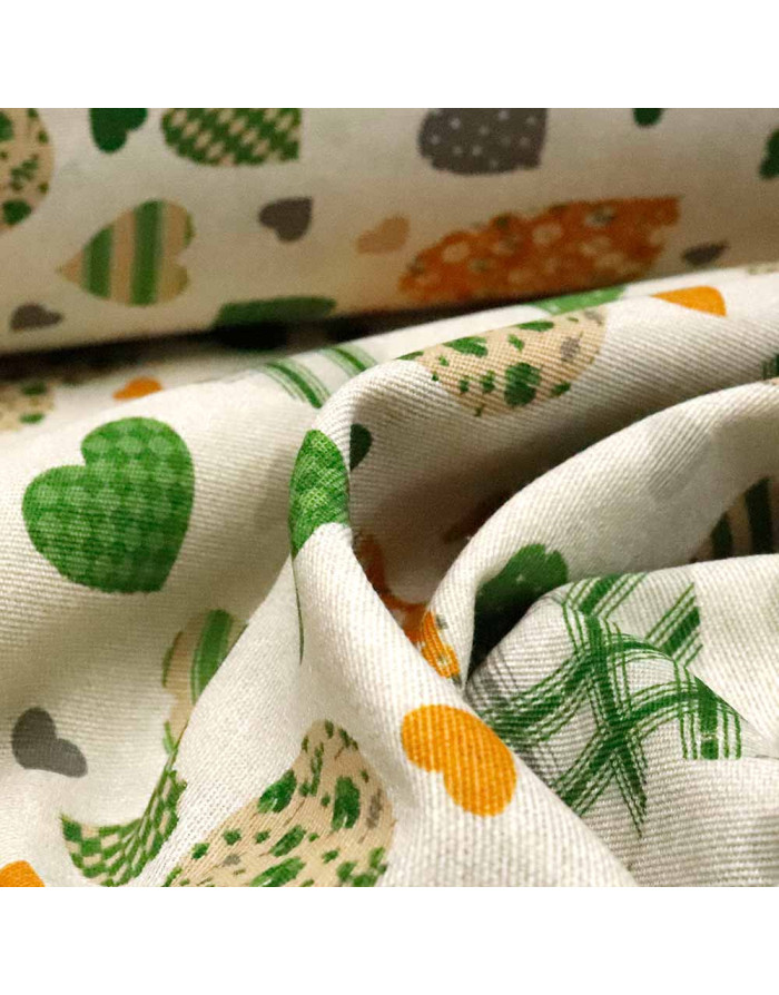 Loneta de Corazones PatchWork - Imagen 3