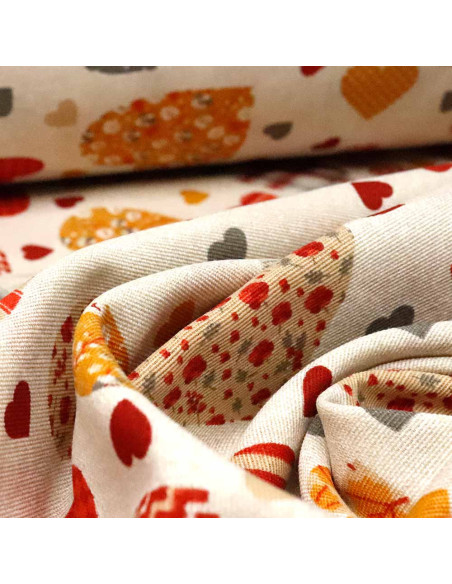 Loneta de Corazones PatchWork - Imagen 3