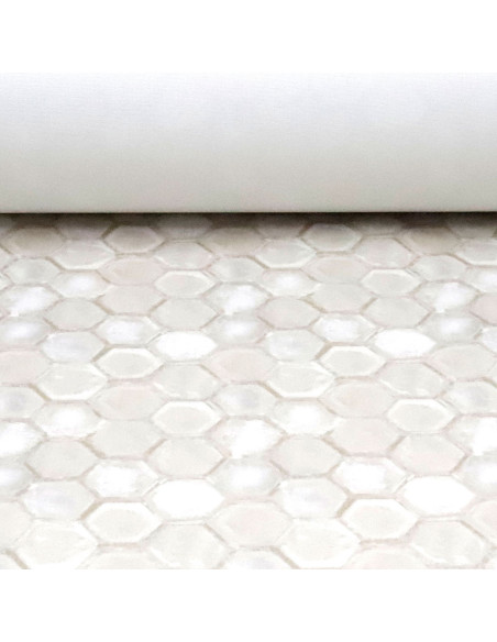 Terciopelo Panal Abeja Beige - Imagen 1