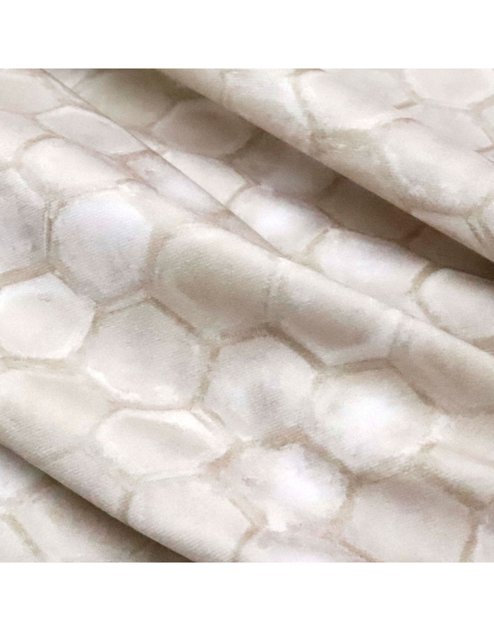 Terciopelo Panal Abeja Beige - Imagen 3