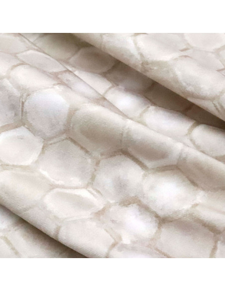 Terciopelo Panal Abeja Beige - Imagen 3