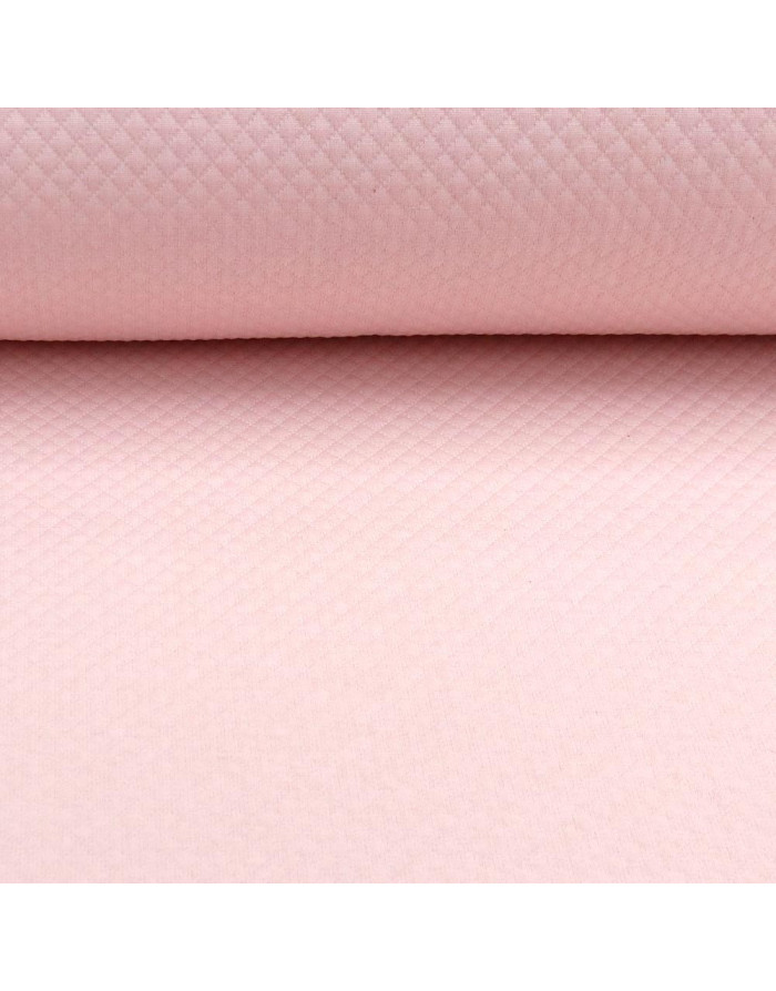 Piqué Rosa Rombos Hogar - Imagen 1