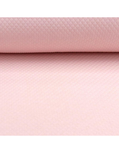 Piqué Rosa Rombos Hogar - Imagen 1