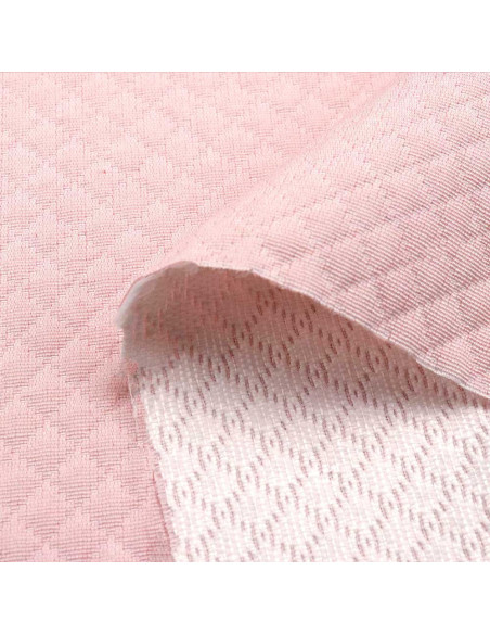 Piqué Rosa Rombos Hogar - Imagen 2