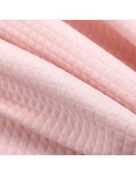 Piqué Rosa Rombos Hogar - Imagen 3