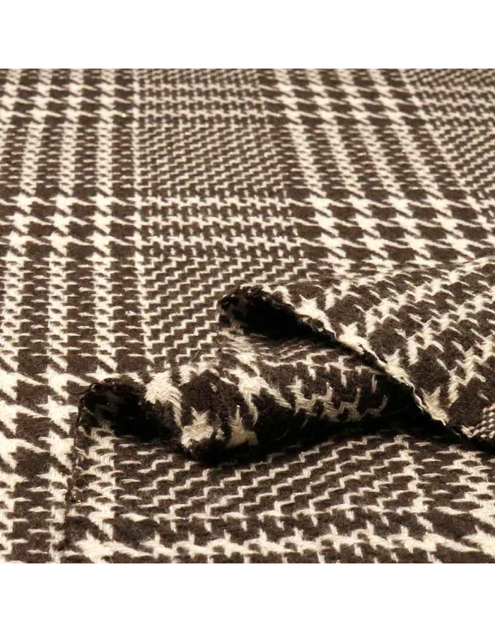 Lana Pata Gallo Marrón Lurex - Imagen 2