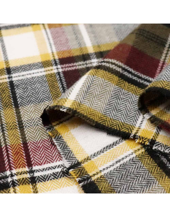 Viella Franela Cuadros Polo